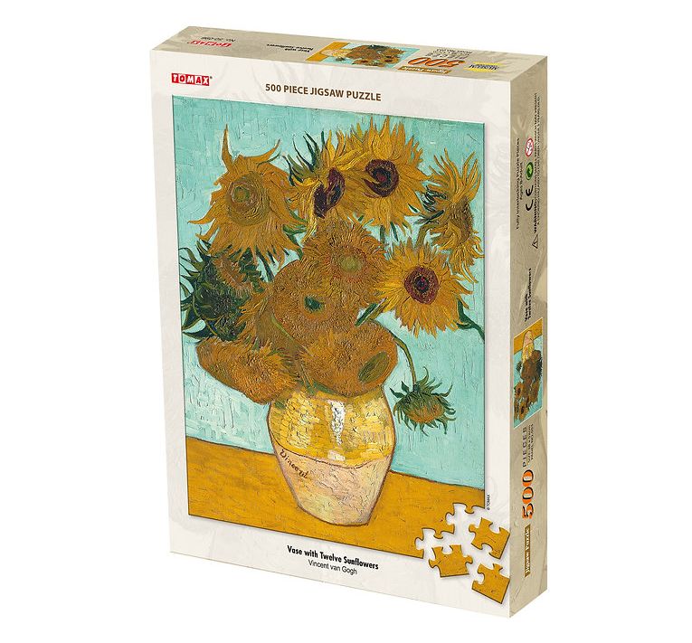 Vase With Twelve Sunflowers